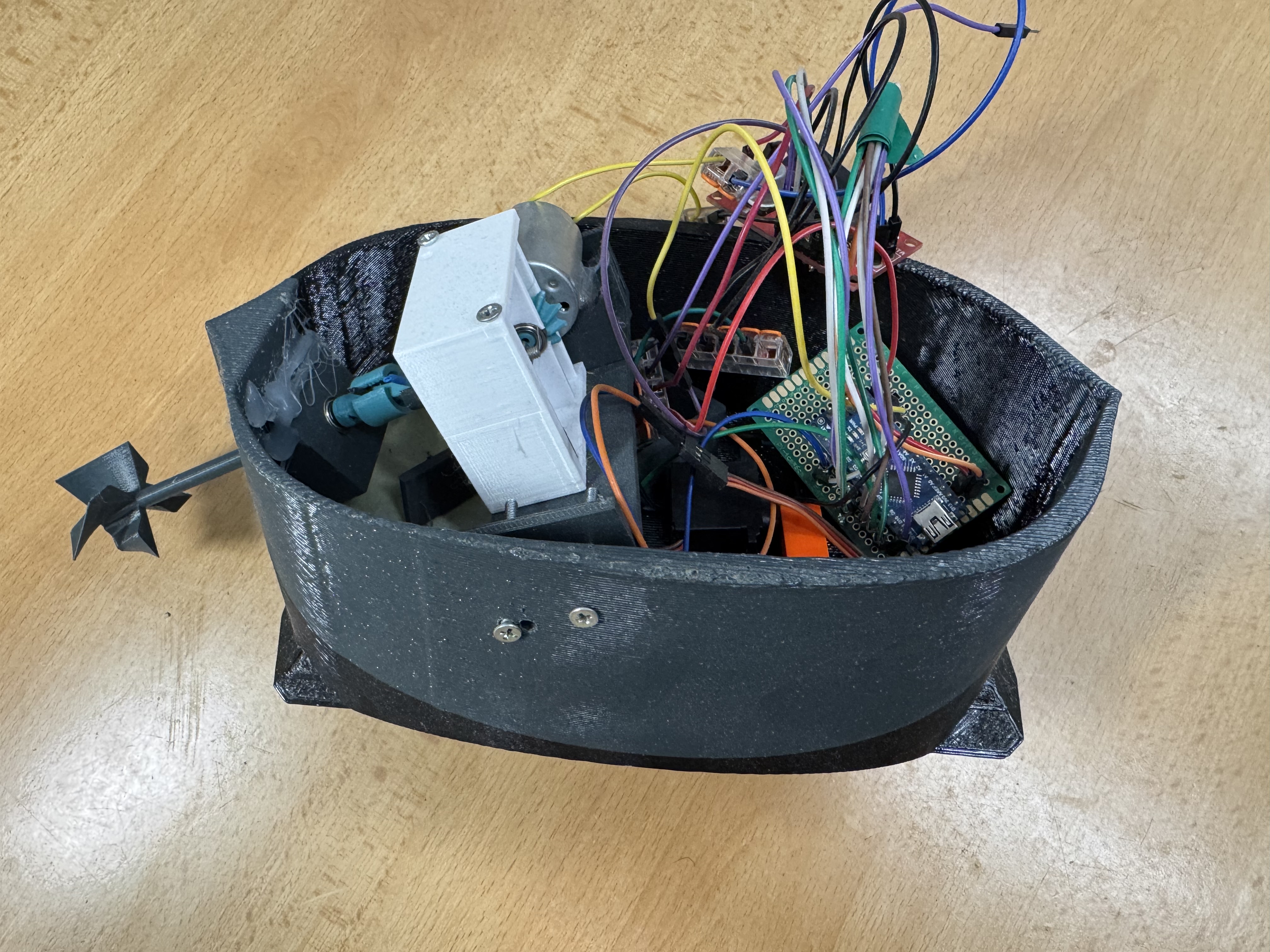 HolTyc RC ship — 3D-printed, Arduino-based